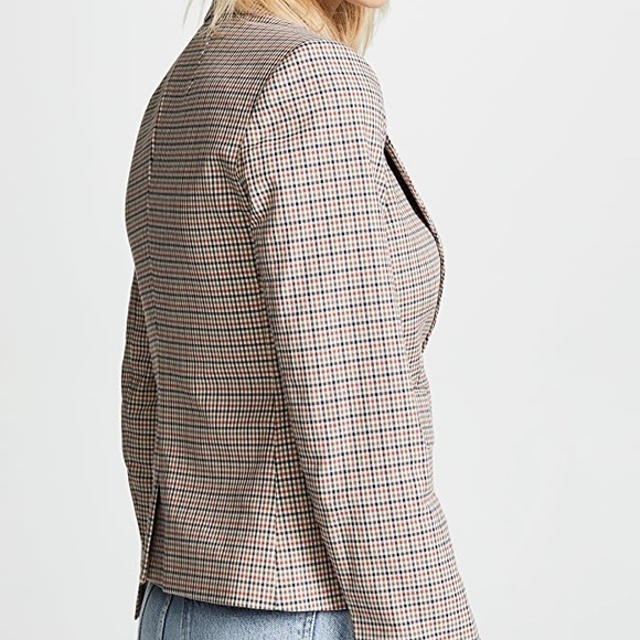 NEW FRAME Plaid Blazer - Picture 5 of 6